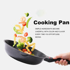 Foorey Home Non Stick Frying Pan Heat-Resistant Handle Nonstick Skillet Cookware Healthy Omelette Pan Compatible with All Stoves 9.44 Inch