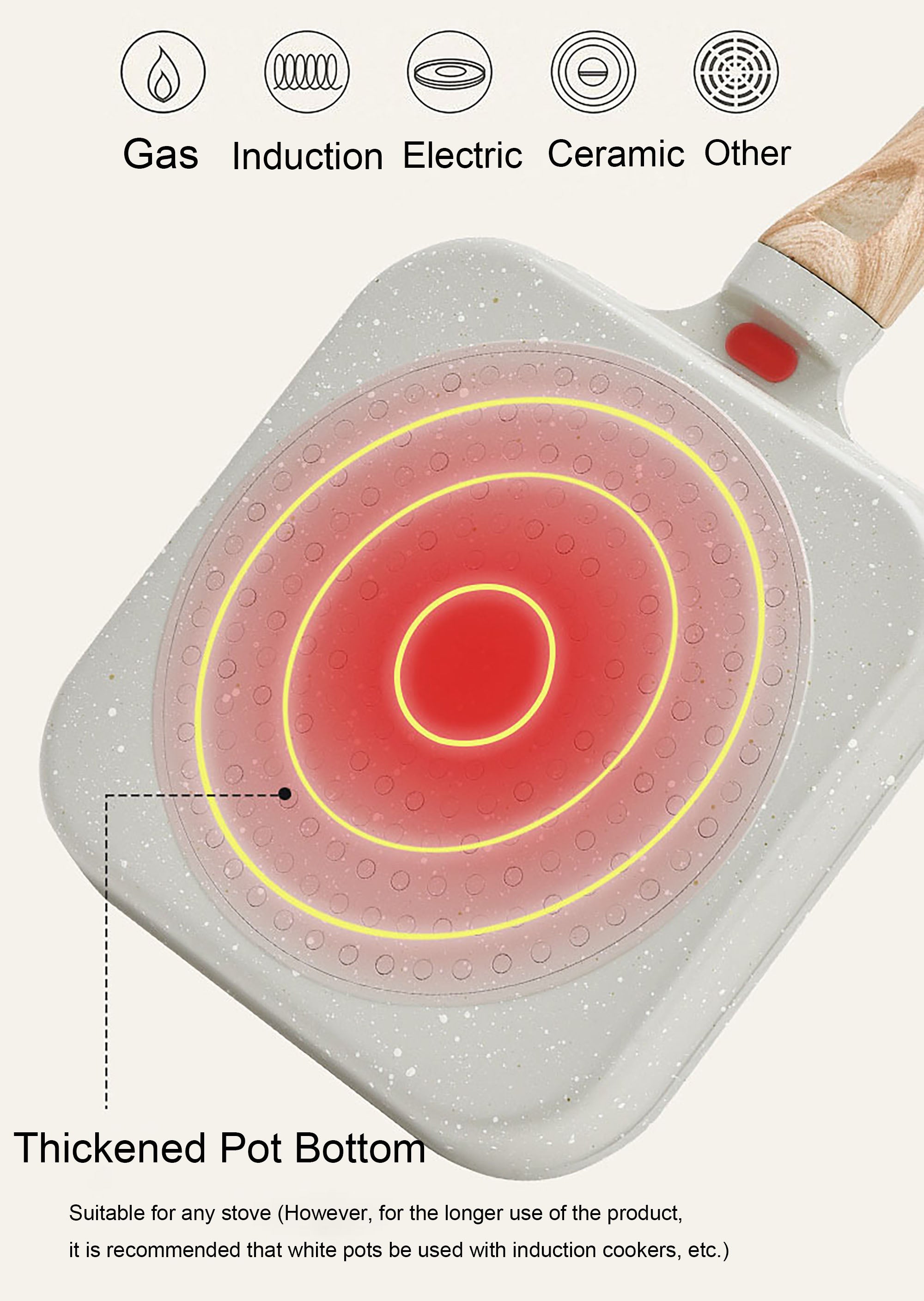 Foorey Home Grill Pan with Lid Non Stick Griddle Pan for Stove Top Indoor Cooking Steak Pan Square Aluminum Skillet Grilling Induction Compatible with Tong 7.48 inches